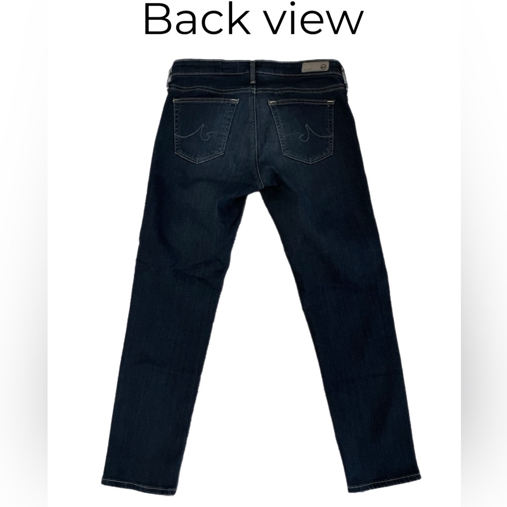 AG Adriano Goldschmied dark wash The Stevie Capri - Picture 3 of 9